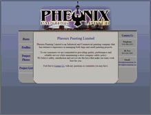 Tablet Screenshot of pheonixpainting.com